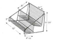 Two Tier Countertop Wire Display