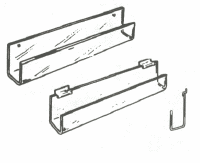 J-Rack Shelving for Gridwall, Wall Mount and Slatwall