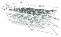 Adjustable Wire Shelf for Gridwall